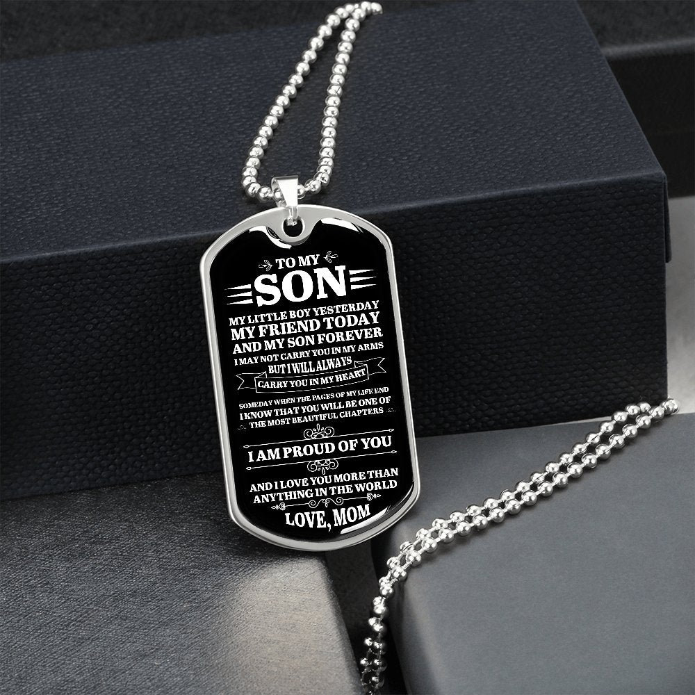 To My Son | I Am Proud Of You | Jewelry | A1014T, A1014TG, G007T, G007TG, lx-G007, PROD-1953253, PT-133, TNM-1, USER-43062 | TageUnlimited