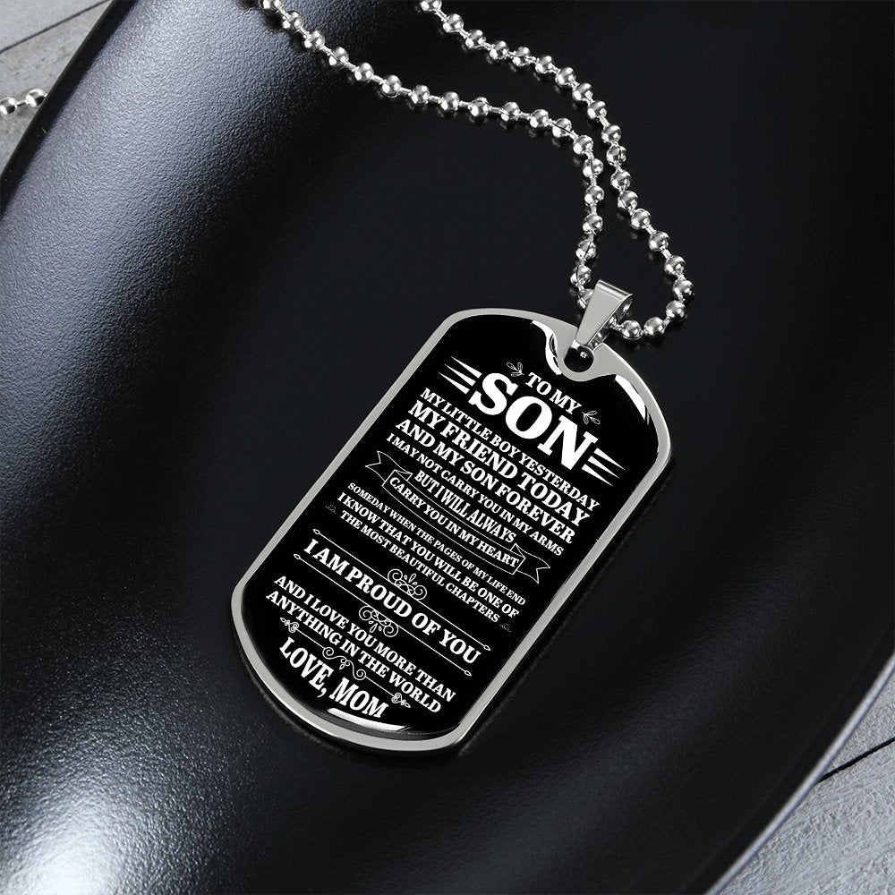 To My Son | I Am Proud Of You | Jewelry | A1014T, A1014TG, G007T, G007TG, lx-G007, PROD-1953253, PT-133, TNM-1, USER-43062 | TageUnlimited