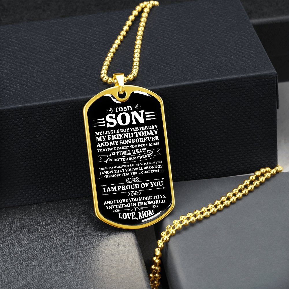To My Son | I Am Proud Of You | Jewelry | A1014T, A1014TG, G007T, G007TG, lx-G007, PROD-1953253, PT-133, TNM-1, USER-43062 | TageUnlimited