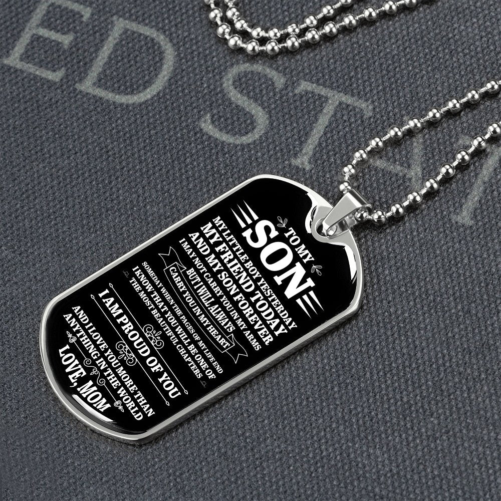 To My Son | I Am Proud Of You | Jewelry | A1014T, A1014TG, G007T, G007TG, lx-G007, PROD-1953253, PT-133, TNM-1, USER-43062 | TageUnlimited