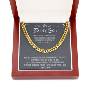 To My Son | I Am So Proud Of You | Jewelry | C30184T, C30184TG, lx-C30184, PB23-WOOD, PROD-1957267, PT-1772, USER-43062 | TageUnlimited