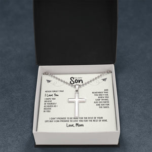 To My Son | I Believe In You 💙 | Jewelry | A1014T, E070T, lx-E070, PB23-WOOD, PROD-1834079, PT-1512, TNM-1, USER-43062 | TageUnlimited