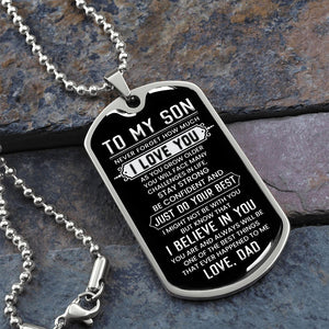 To My Son | I Believe In You | Jewelry | TageUnlimited