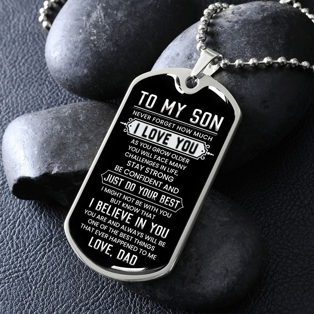 To My Son | I Believe In You | Jewelry | TageUnlimited