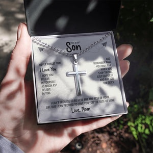To My Son | I Believe In You 💙 | Jewelry | A1014T, E070T, lx-E070, PB23-WOOD, PROD-1834079, PT-1512, TNM-1, USER-43062 | TageUnlimited