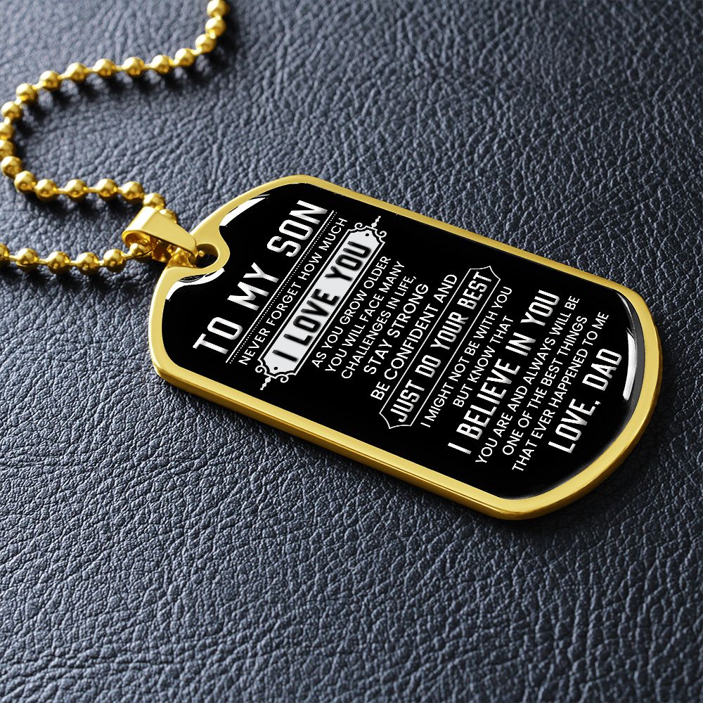 To My Son | I Believe In You | Jewelry | TageUnlimited