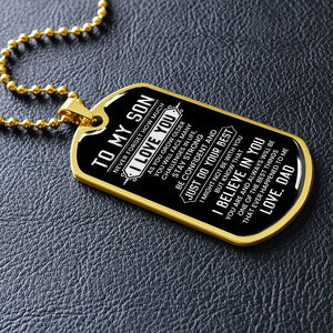 To My Son | I Believe In You | Jewelry | TageUnlimited