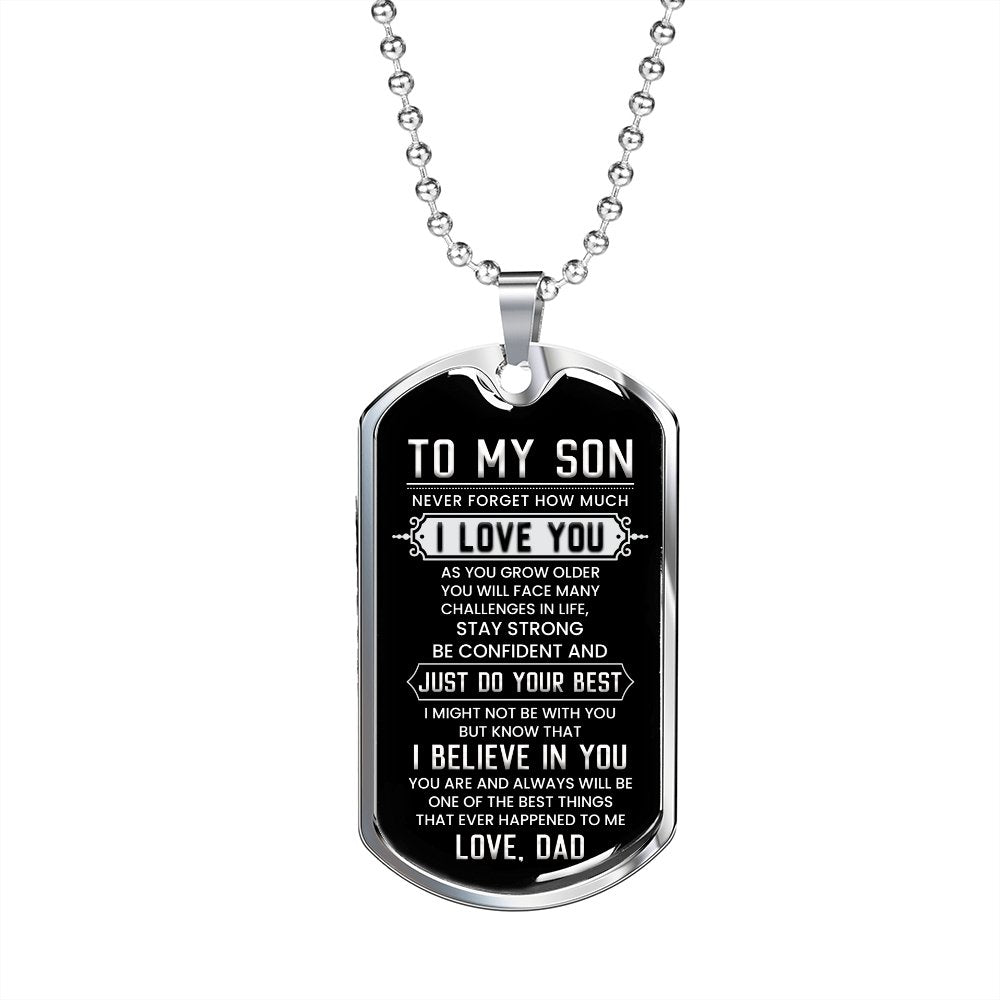 To My Son | I Believe In You | Jewelry | TageUnlimited