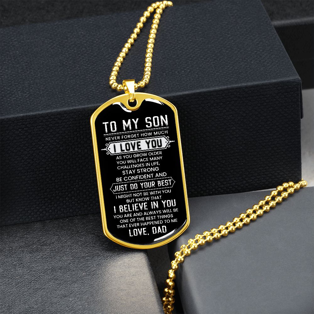 To My Son | I Believe In You | Jewelry | TageUnlimited