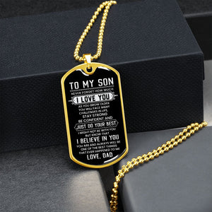 To My Son | I Believe In You | Jewelry | TageUnlimited