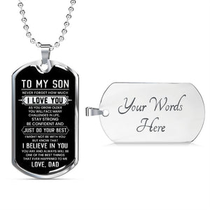 To My Son | I Believe In You | Jewelry | TageUnlimited
