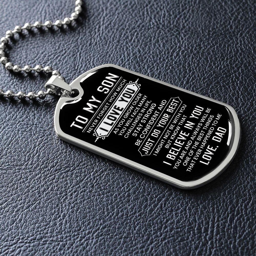 To My Son | I Believe In You | Jewelry | TageUnlimited