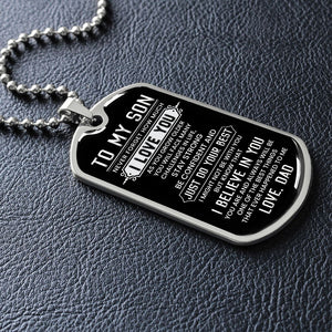 To My Son | I Believe In You | Jewelry | TageUnlimited