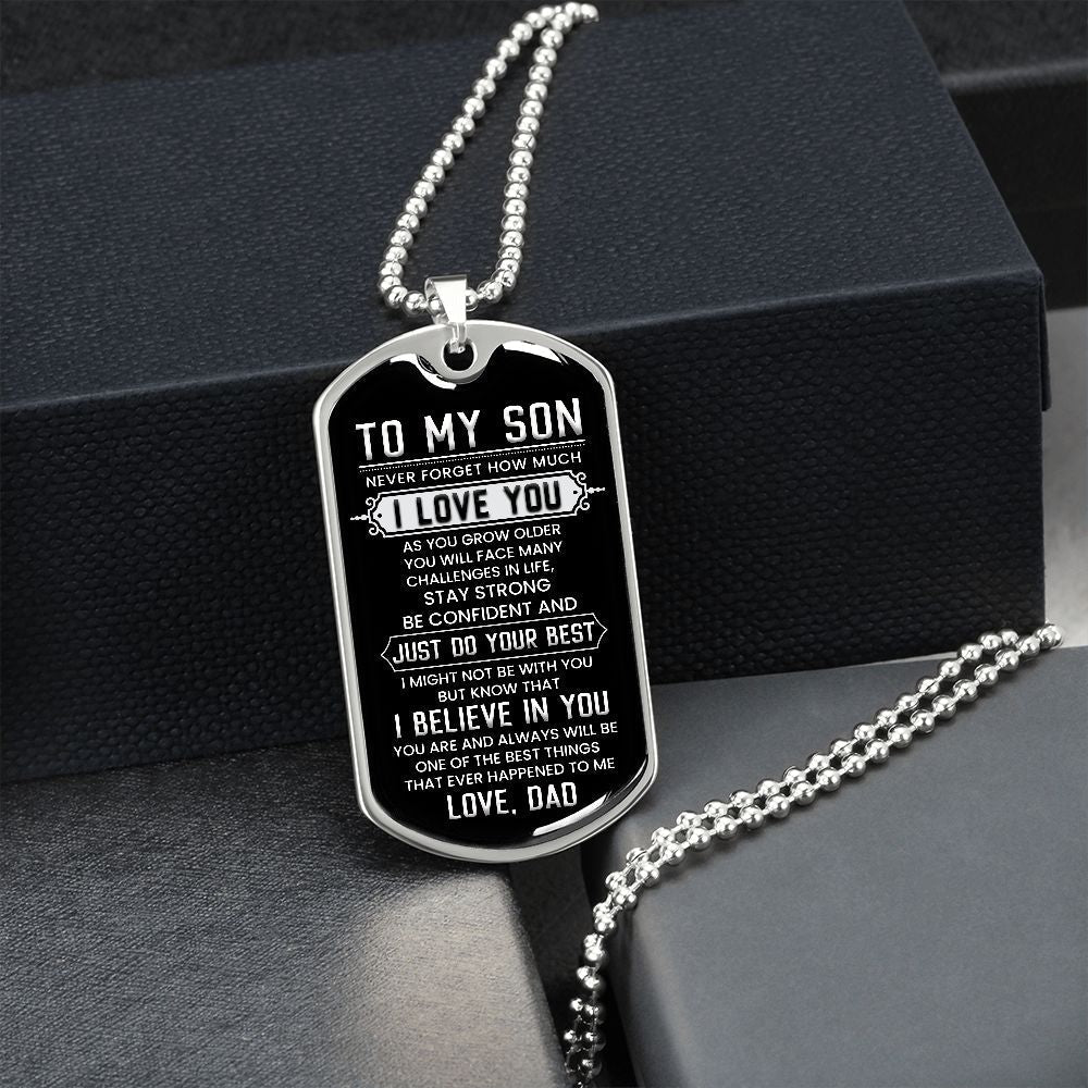 To My Son | I Believe In You | Jewelry | TageUnlimited