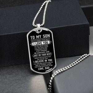 To My Son | I Believe In You | Jewelry | TageUnlimited