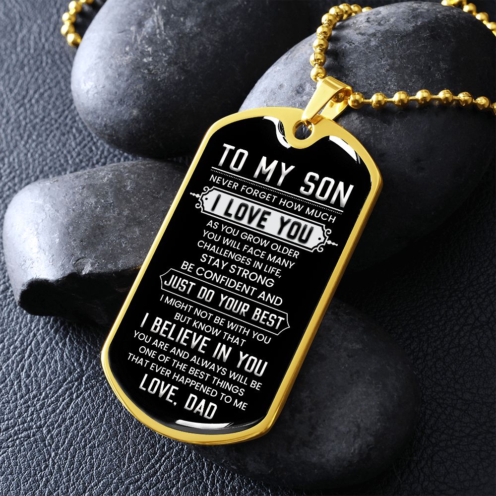 To My Son | I Believe In You | Jewelry | TageUnlimited