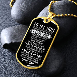 To My Son | I Believe In You | Jewelry | TageUnlimited
