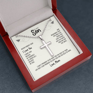 To My Son | I Believe In You 💙 | Jewelry | A1014T, E070T, lx-E070, PB23-WOOD, PROD-1834079, PT-1512, TNM-1, USER-43062 | TageUnlimited