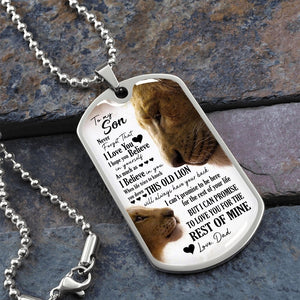 To My Son | I Hope You Believe In Yourself 🤎🖤 | Jewelry | A1014T, A1014TG, G007T, G007TG, lx-G007, PROD-1946325, PT-133, TNM-1, USER-43062 | TageUnlimited