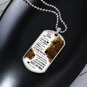 To My Son | I Hope You Believe In Yourself 🤎🖤 | Jewelry | A1014T, A1014TG, G007T, G007TG, lx-G007, PROD-1946325, PT-133, TNM-1, USER-43062 | TageUnlimited