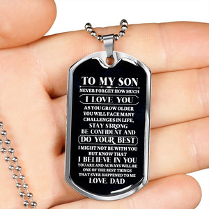 To My Son | I Love You | Jewelry | TageUnlimited