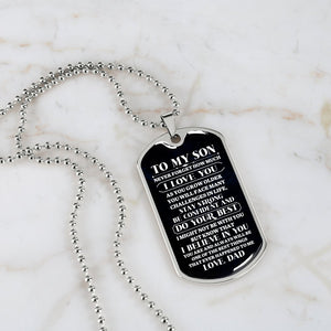 To My Son | I Love You | Jewelry | TageUnlimited