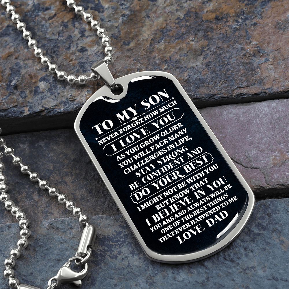 To My Son | I Love You | Jewelry | TageUnlimited