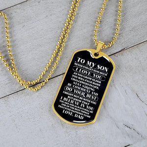 To My Son | I Love You | Jewelry | TageUnlimited