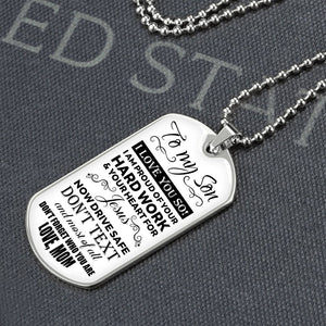 To My Son | I Love You So | Jewelry | A1014T, A1014TG, G007T, G007TG, lx-G007, PROD-1957295, PT-133, TNM-1, USER-43062 | TageUnlimited