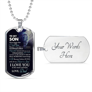 To My Son | I Love You To The Moon And Back | Jewelry | TageUnlimited