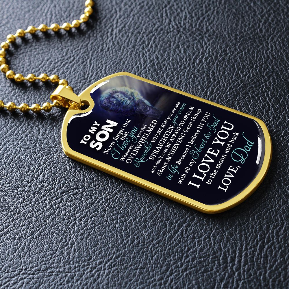 To My Son | I Love You To The Moon And Back | Jewelry | TageUnlimited