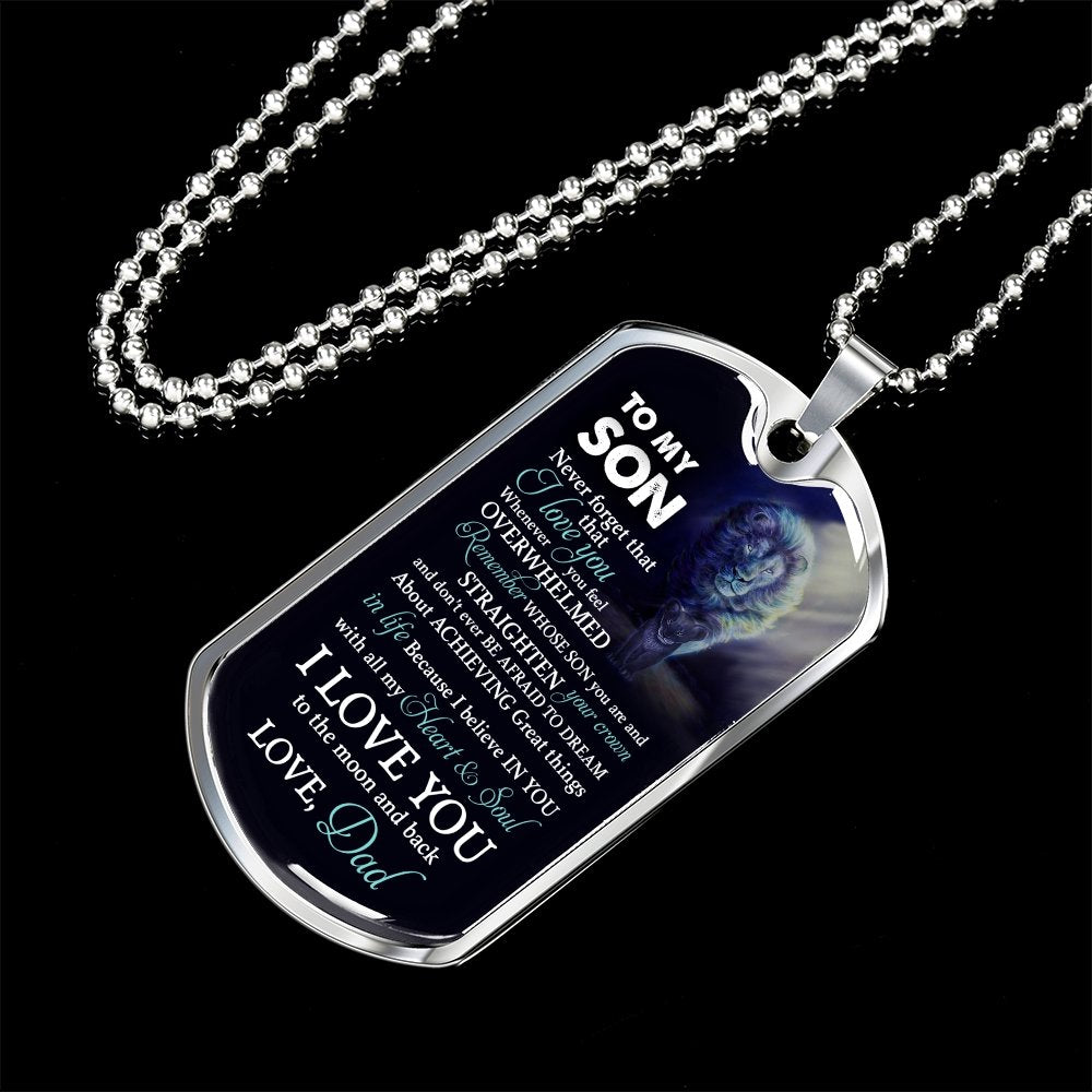 To My Son | I Love You To The Moon And Back | Jewelry | TageUnlimited