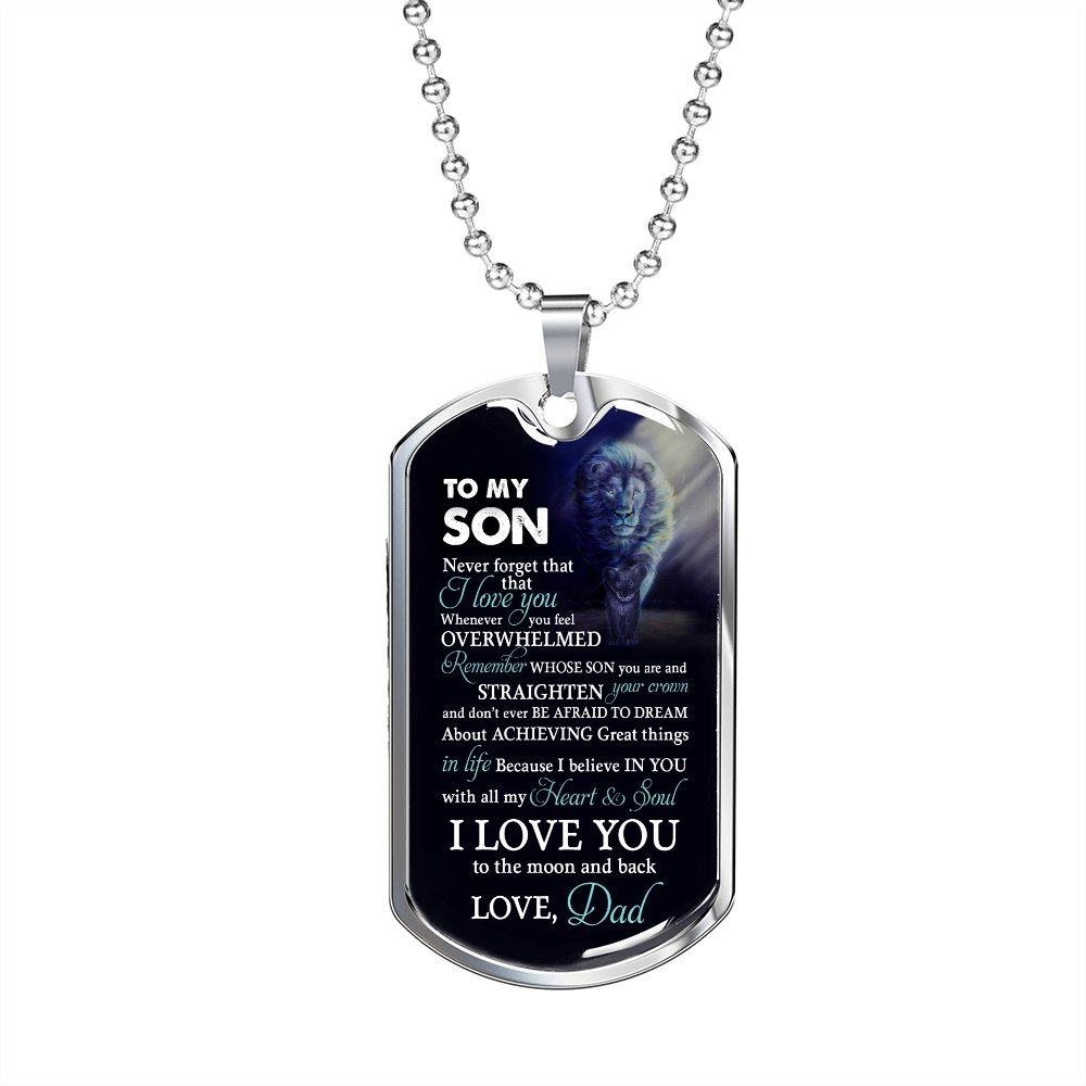 To My Son | I Love You To The Moon And Back | Jewelry | TageUnlimited