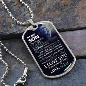 To My Son | I Love You To The Moon And Back | Jewelry | TageUnlimited