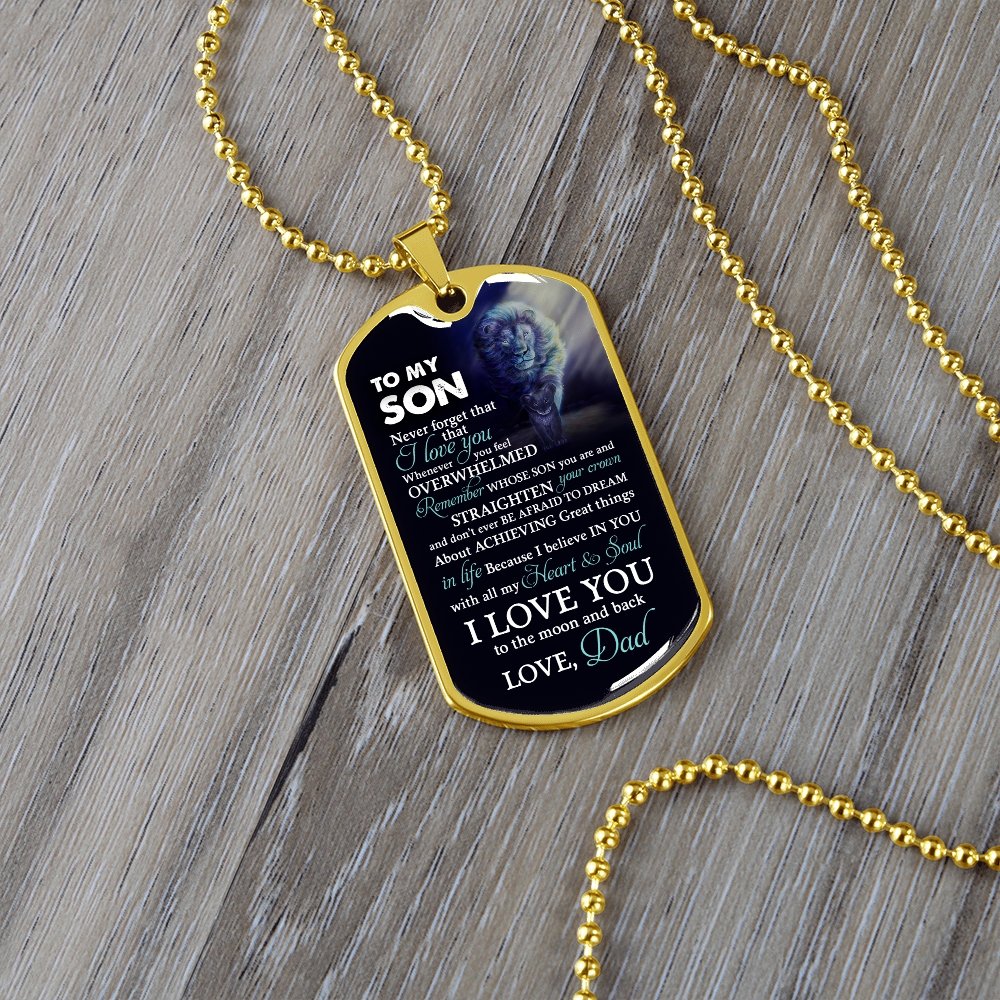 To My Son | I Love You To The Moon And Back | Jewelry | TageUnlimited