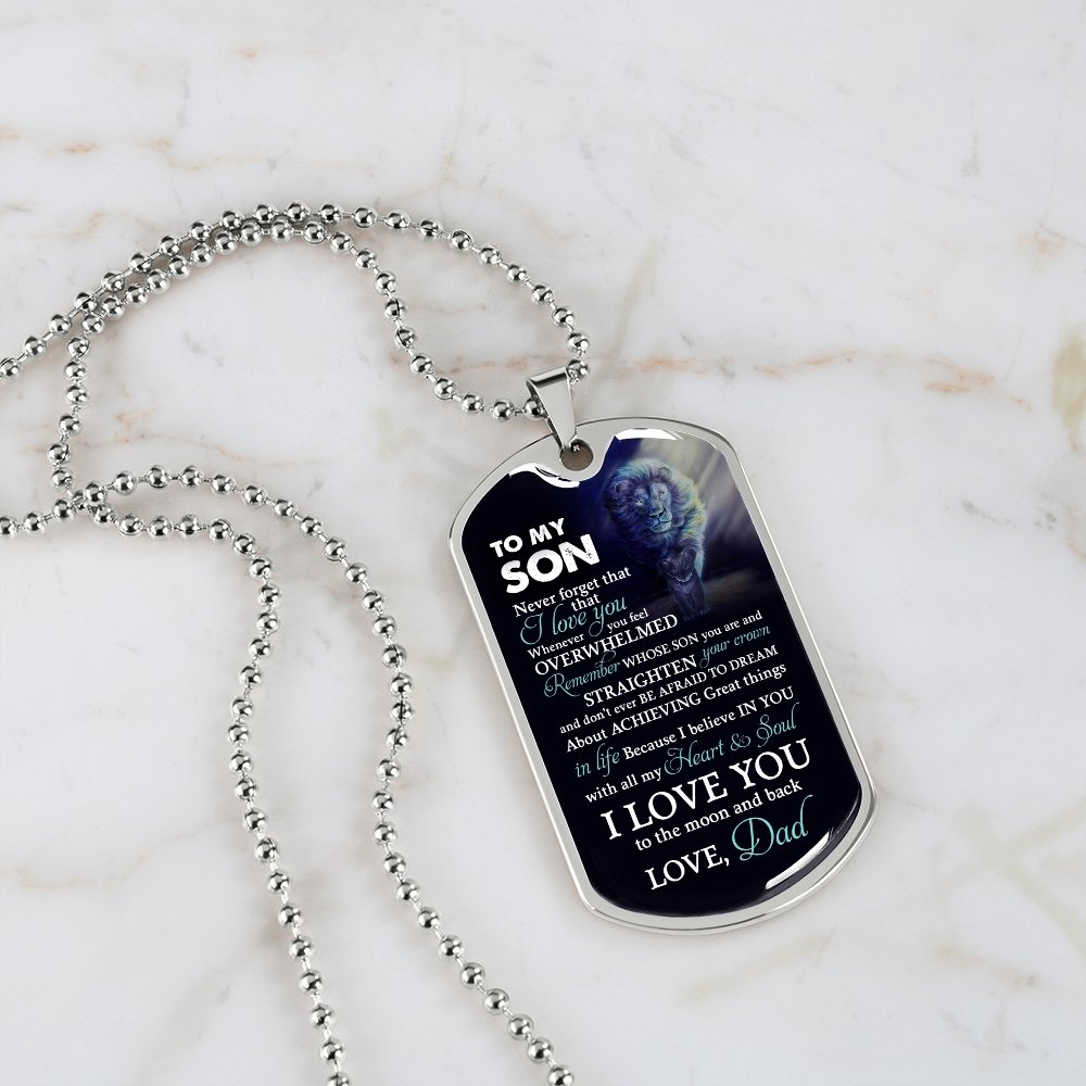 To My Son | I Love You To The Moon And Back | Jewelry | TageUnlimited