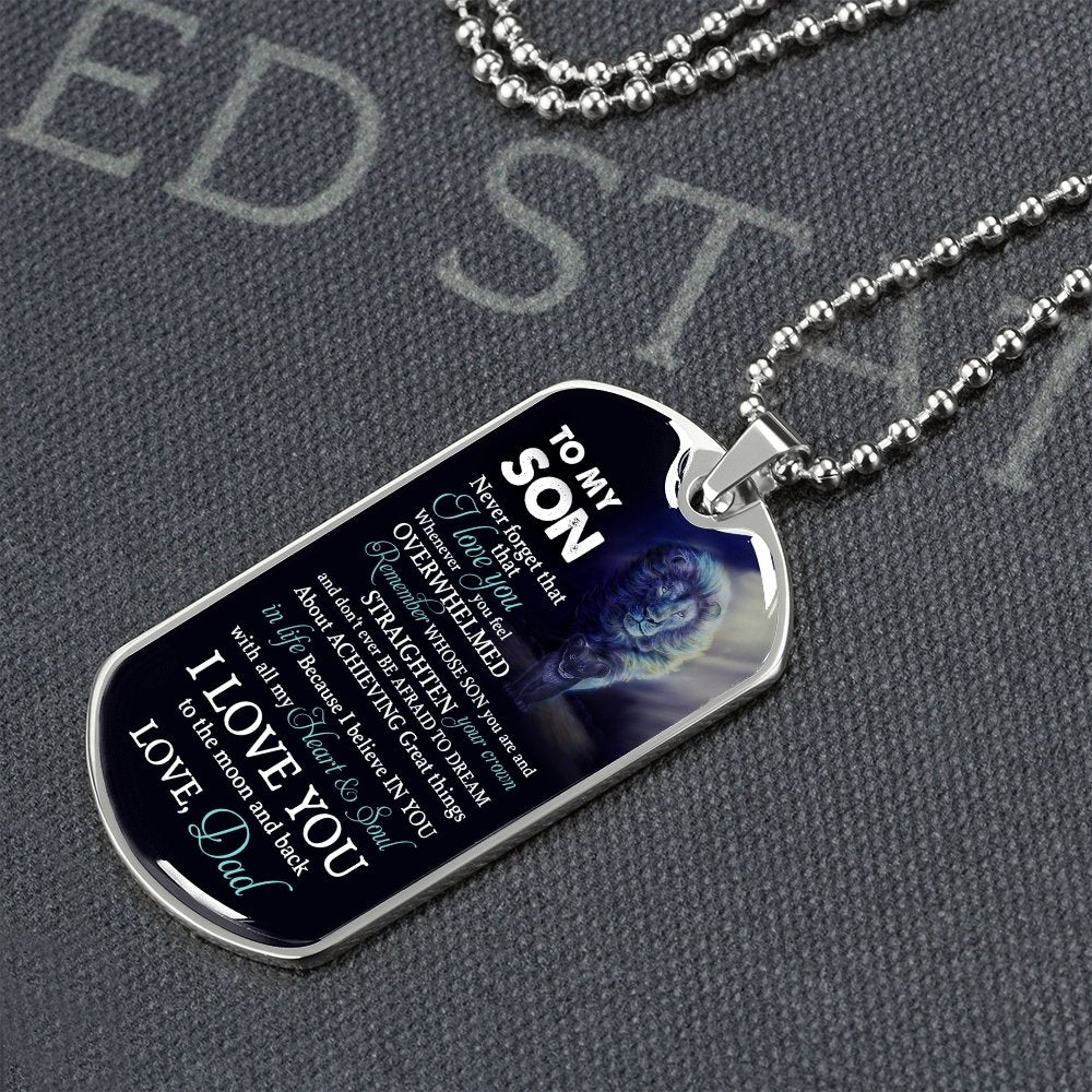 To My Son | I Love You To The Moon And Back | Jewelry | TageUnlimited