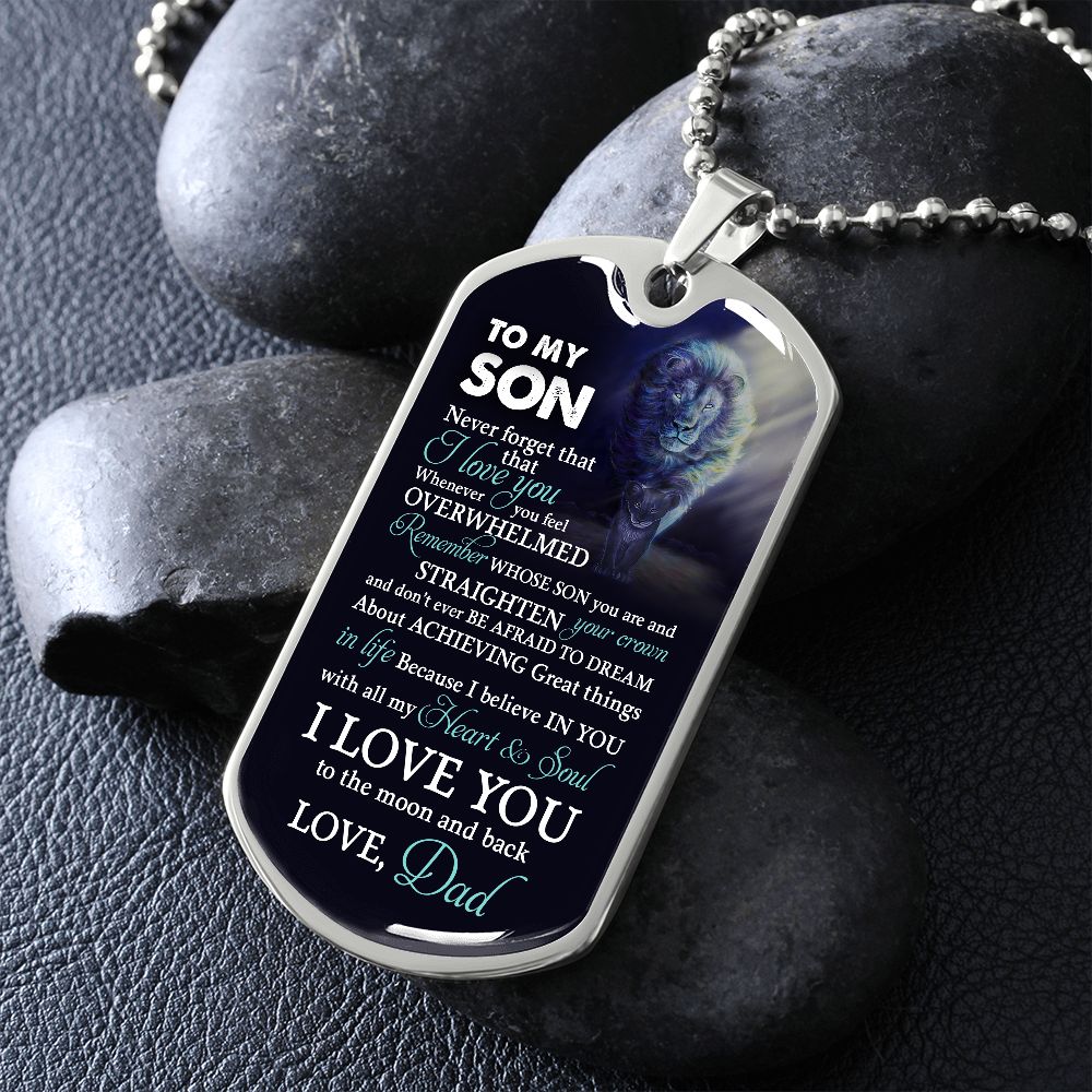 To My Son | I Love You To The Moon And Back | Jewelry | TageUnlimited