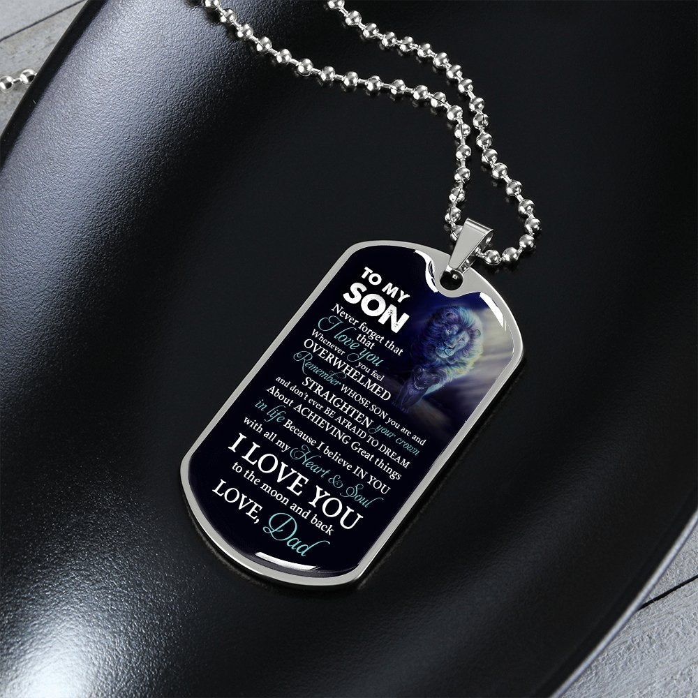 To My Son | I Love You To The Moon And Back | Jewelry | TageUnlimited