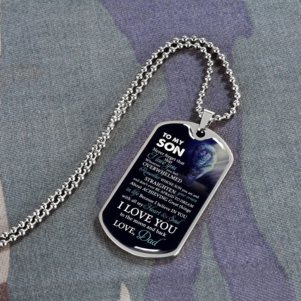 To My Son | I Love You To The Moon And Back | Jewelry | TageUnlimited