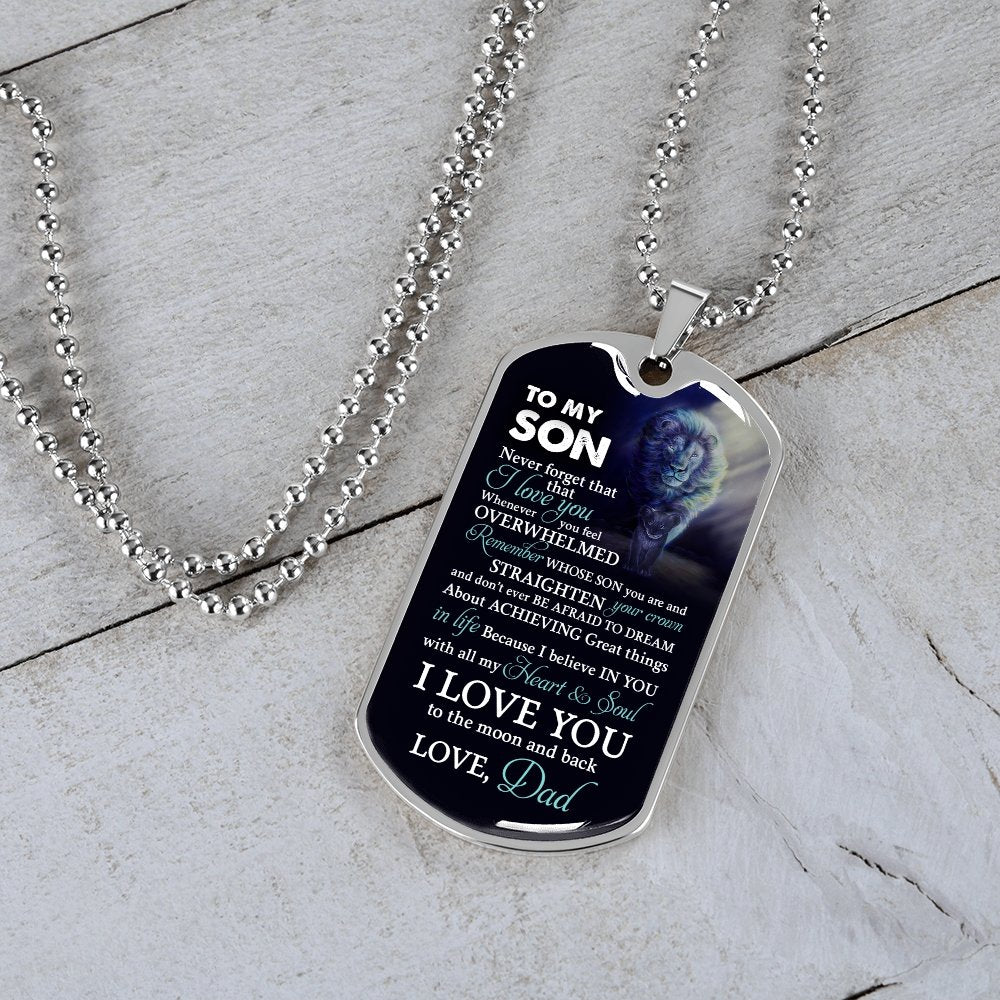 To My Son | I Love You To The Moon And Back | Jewelry | TageUnlimited