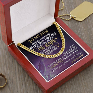 To My Son | I Pray You'll Always Be Safe 🙏💜 | Jewelry | C30184T, C30184TG, lx-C30184, PB23-WOOD, PROD-1921824, PT-1772, USER-43062 | TageUnlimited