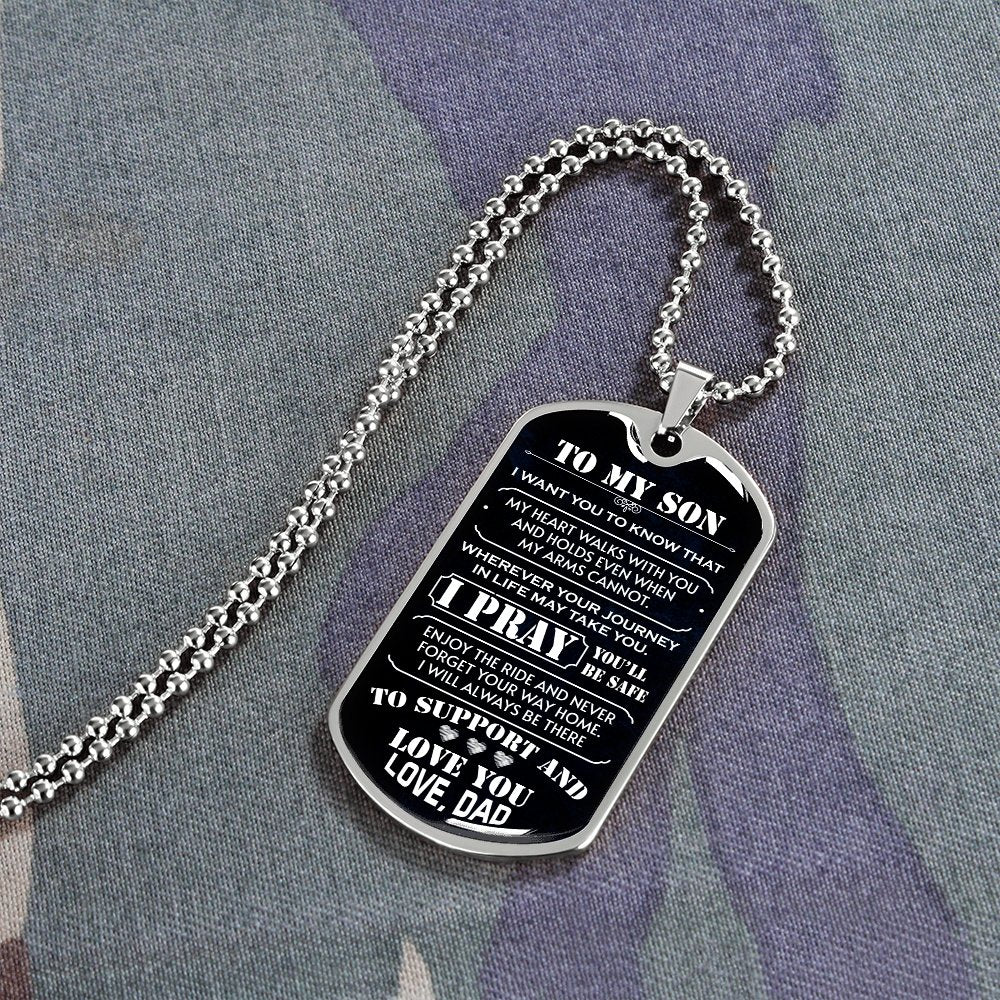 To My Son | I Pray You'll Be Safe 🙏 | Jewelry | A1014T, A1014TG, G007T, G007TG, lx-G007, PROD-1942600, PT-133, TNM-1, USER-43062 | TageUnlimited