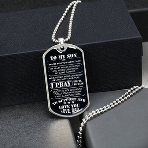 To My Son | I Pray You'll Be Safe 🙏 | Jewelry | A1014T, A1014TG, G007T, G007TG, lx-G007, PROD-1942600, PT-133, TNM-1, USER-43062 | TageUnlimited