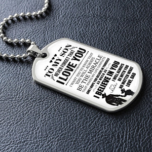 To My Son | I Will Always Be With You | Jewelry | A1014T, A1014TG, G007T, G007TG, lx-G007, PROD-1957305, PT-133, TNM-1, USER-43062 | TageUnlimited