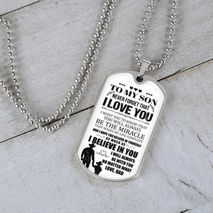 To My Son | I Will Always Be With You | Jewelry | A1014T, A1014TG, G007T, G007TG, lx-G007, PROD-1957305, PT-133, TNM-1, USER-43062 | TageUnlimited