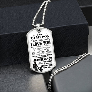 To My Son | I Will Always Be With You | Jewelry | A1014T, A1014TG, G007T, G007TG, lx-G007, PROD-1957305, PT-133, TNM-1, USER-43062 | TageUnlimited