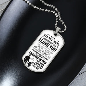 To My Son | I Will Always Be With You | Jewelry | A1014T, A1014TG, G007T, G007TG, lx-G007, PROD-1957305, PT-133, TNM-1, USER-43062 | TageUnlimited