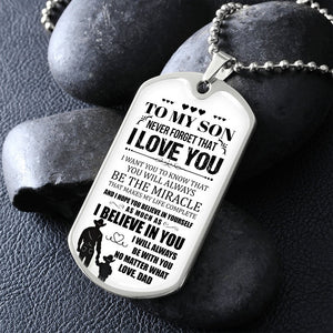 To My Son | I Will Always Be With You | Jewelry | A1014T, A1014TG, G007T, G007TG, lx-G007, PROD-1957305, PT-133, TNM-1, USER-43062 | TageUnlimited