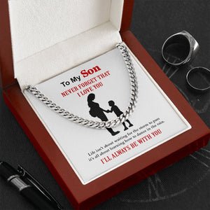 To My Son | I'll Always Be With You ❤️💖 | Jewelry | C30184T, C30184TG, lx-C30184, PB23-WOOD, PROD-1922702, PT-1772, USER-43062 | TageUnlimited